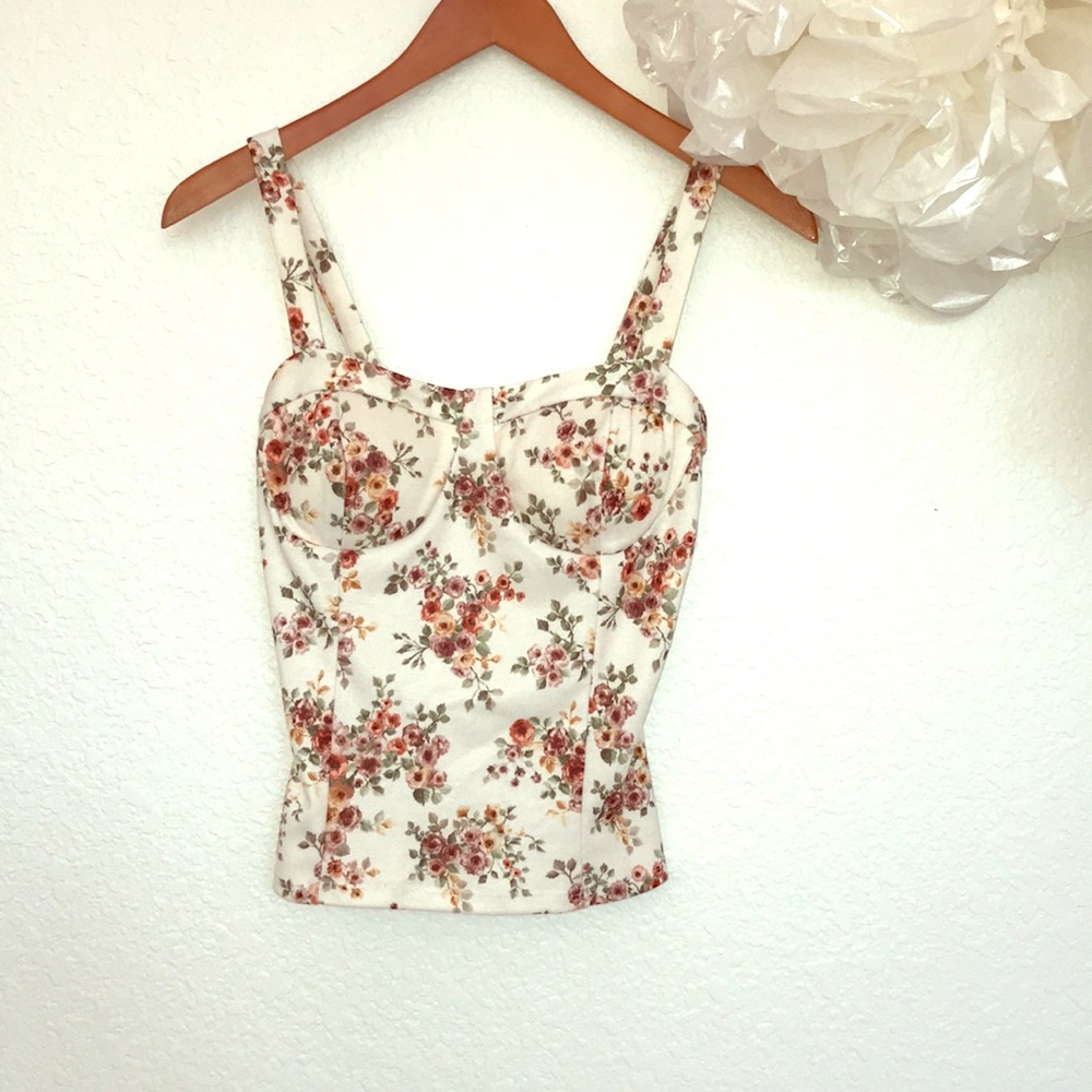 Full Tilt Floral Print Tank Top